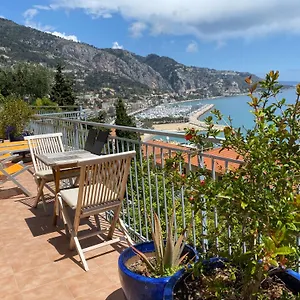 L'ensoleillée Vue Panoramique Mer, 250 M De La Et Du Centre Menton